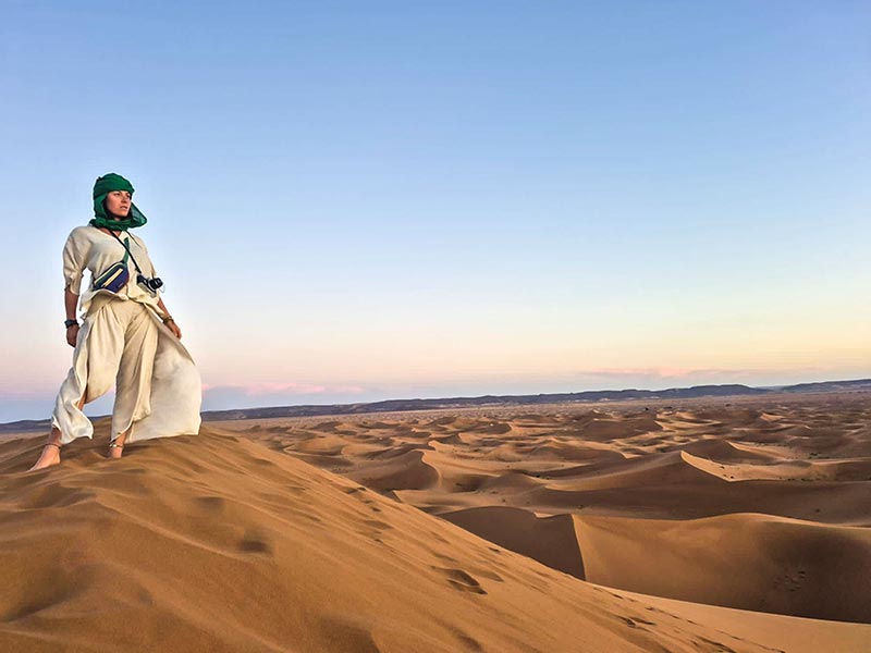 trek trois nuits vers la dune de Zahar