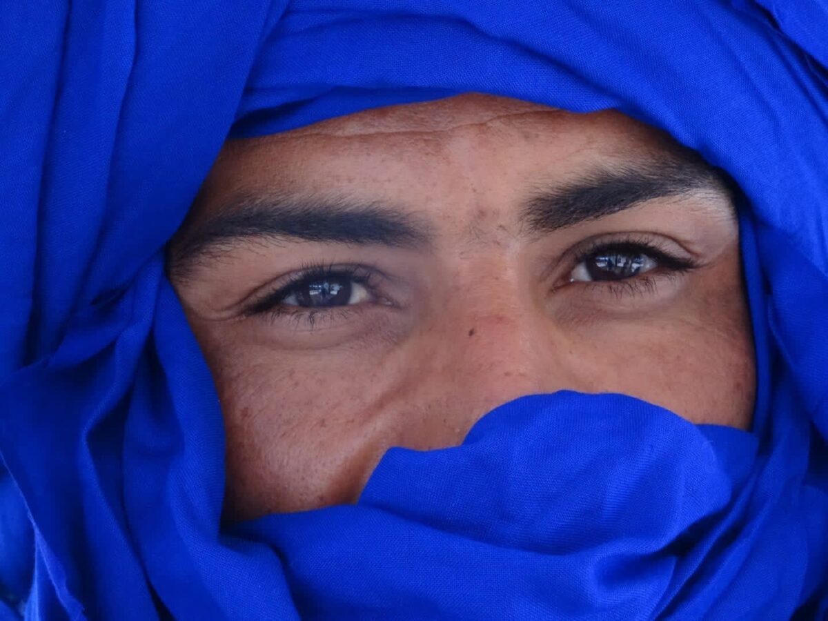 un guide né dans le désert au Maroc